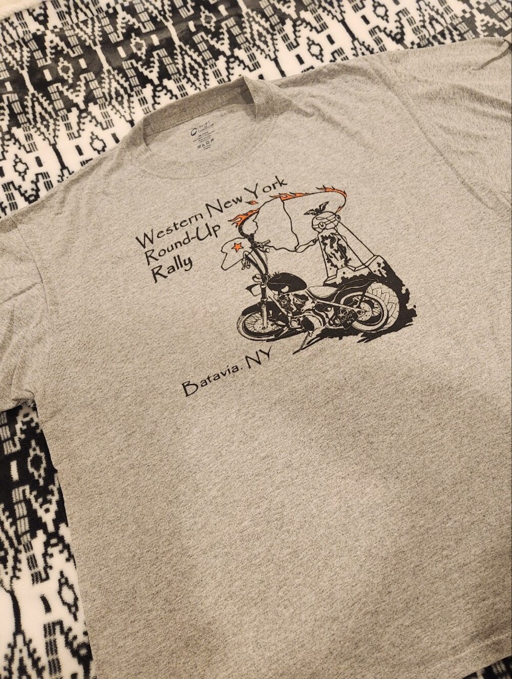 Western New York Rally Graphic Tee - Gray, Size L